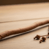 Miswak Benefits in Islam, a miswak and a tasbih in a table
